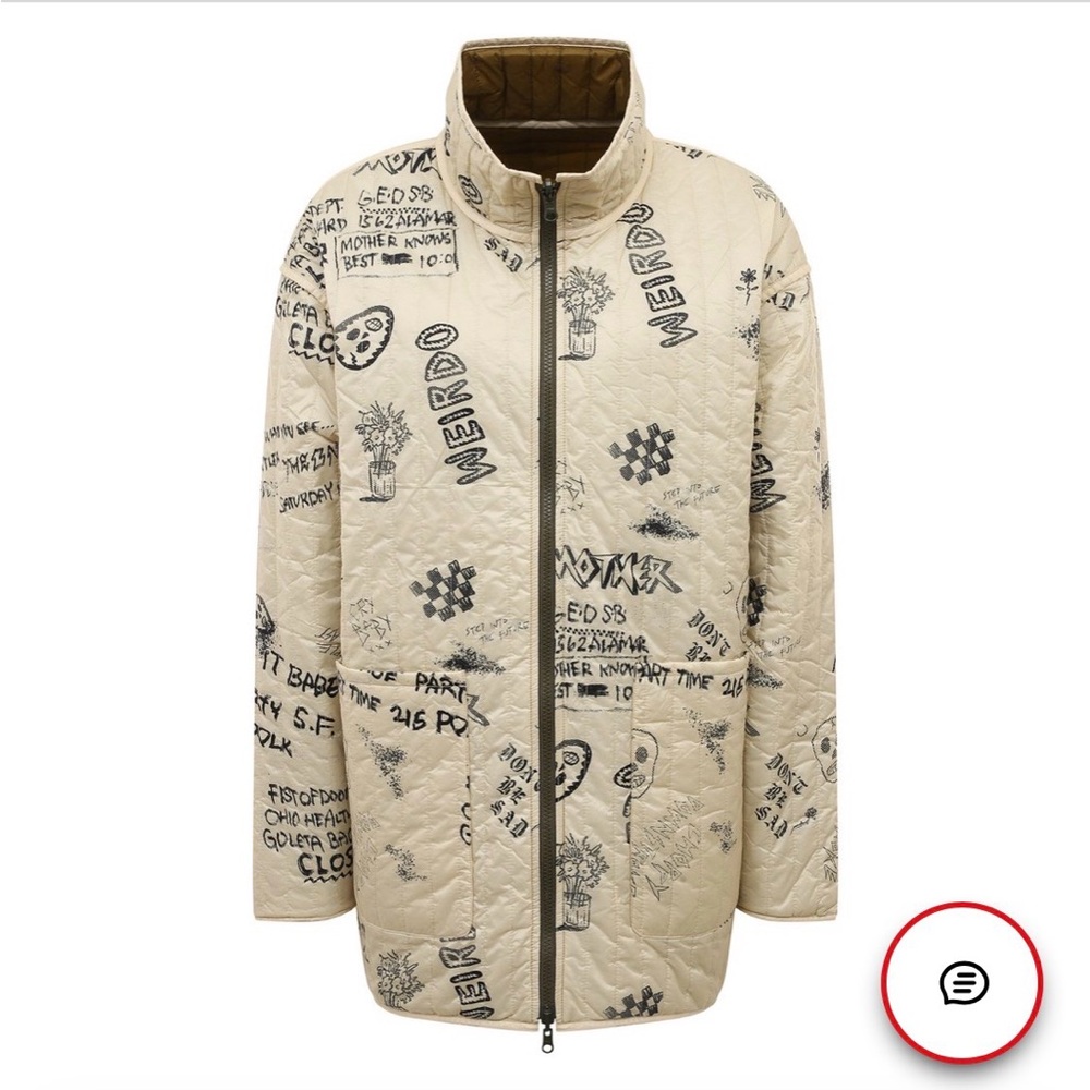 Mother Reversible Hard-Liner Jacket in Trash Talking  M